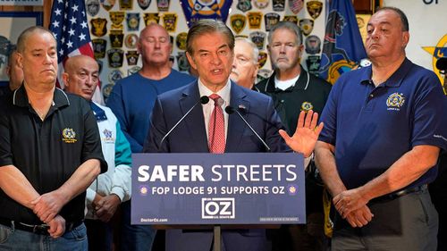 Mehmet Oz is running a campaign focused on crime in Pennsylvania.