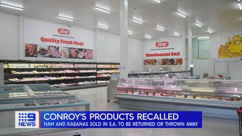 Conroys meat products recalled in South Australia over contamination fears