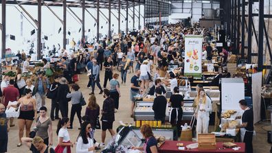 Carriageworks Markets in Eveleigh.