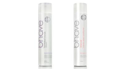 To stop blondes going brassy:<br><p><a href="http://www.bhavehair.com/" target="_blank">Bombshell blonde, $32.95, and pair with Rescue Intense Repair Conditioner, $43.95, bhave, 1300 402 064.</a></p>