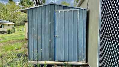 Vacant land Domain listing shed