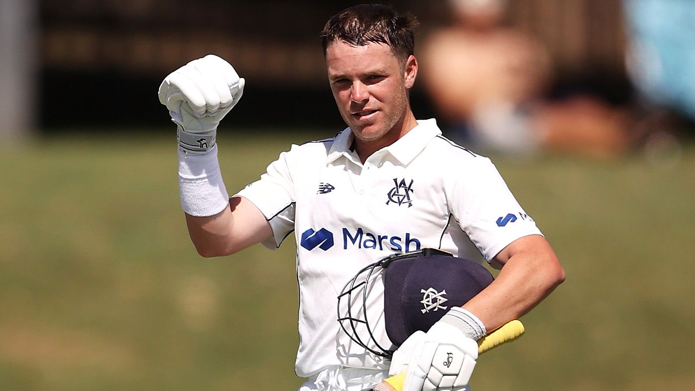 Victoria's Marcus Harris scores Sheffield Shield century in fight to earn Ashes selection