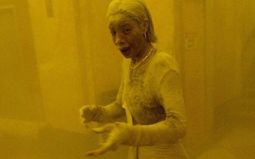 Dust-covered 9/11 survivor Marcy Borders died of stomach cancer in 2015. (AFP)