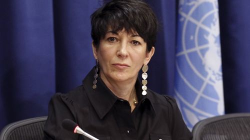 Ghislaine Maxwell, founder of the TerraMar Project, attends a press conference on the Issue of Oceans in Sustainable Development Goals, at United Nations headquarters, June 25, 2013. 