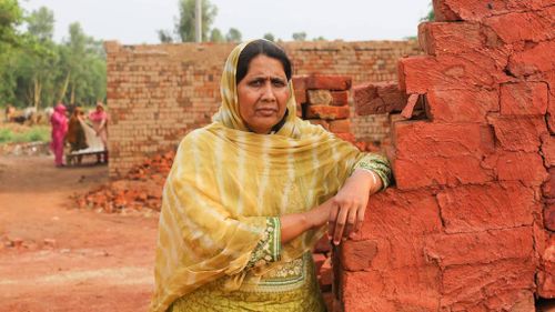 Syeda Ghulam Fatima attempts to save locals from forced labour, and has been beaten and shot while trying to help. (Facebook)