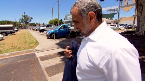 The former chiropractor refused to answer questions as he walked out of Caboolture court.