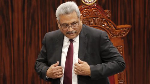 Sri Lankan President Gotabaya Rajapaksa.