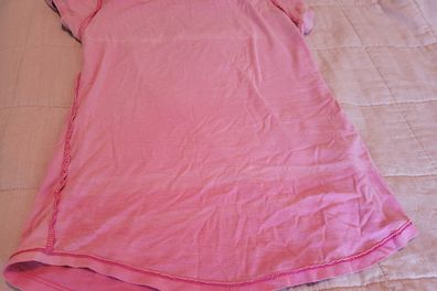 Line drying in the sun has caused this shirt to bleach