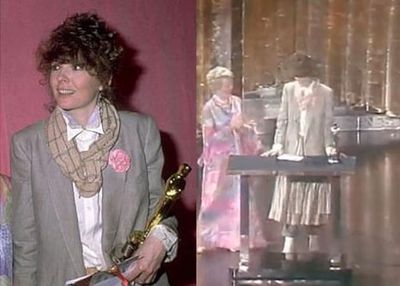 <b>Diane Keaton 1977</b><br/><br/>Diane dressed like Annie Hall when she accepted her Oscar for <i>Annie Hall</i>. Now that's some serious method acting!
