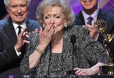 At what age did Betty White become the oldest person to win an Emmy Award?