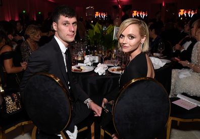 Christina Ricci, husband James Heerdegen, Elton John AIDS Foundation Academy Awards Viewing Party, 2019