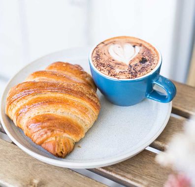 Croissants and coffee, Carin Garland