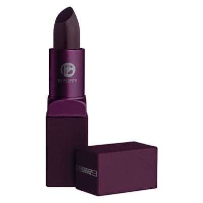 <a href="http://mecca.com.au/lipstick-queen/bete-noire-possessed/V-021304.html#q=glitter%2Blips&amp;start=1" target="_blank">Lipstick Queen Bete Noire Possessed in Intense, $58.</a>