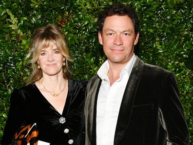 Dominic West and Catherine Fitzgerald attend Chanel And Charles Finch Pre-Oscar Awards Dinner At The Polo Lounge in Beverly Hills on February 23, 2019 in Beverly Hills, California. 