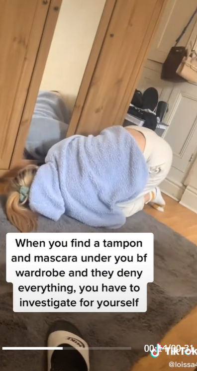 TikToker goes viral with video on how she used a tampon's ID number to see if her boyfriend was cheating.