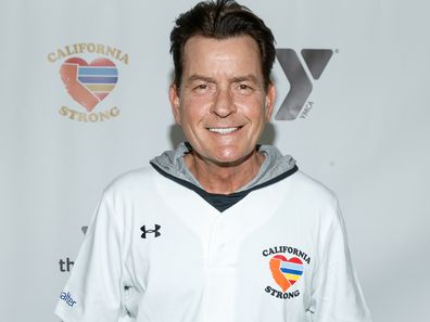 Charlie Sheen attends a charity softball game to benefit "California Strong" at Pepperdine University on January 13, 2019 in Malibu, California.