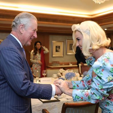 Katy Perry meets Prince Charles during royal tour of India