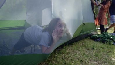 Parental Guidance Season 1: Free Range kid Julian gets playful while camping.