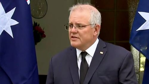 Scott Morrison talking about the death of Prince Philip.