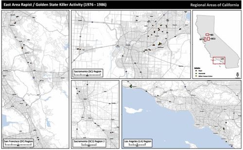 The serial rapist and killer targeted victims across California between 1976 and 1986. (AP/AAP)