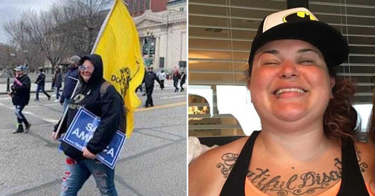 Woman trampled in Capitol riots had 'Don't tread on me' flag