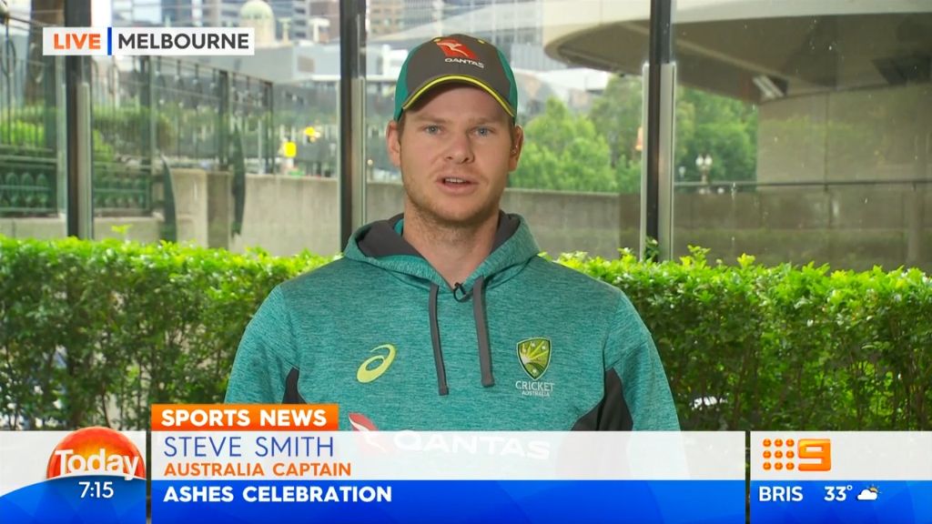 Steve Smith hits out at photos of Ashes cricketers celebrating