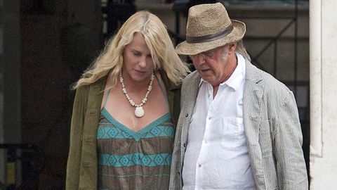 Daryl Hannah and Neil Young.