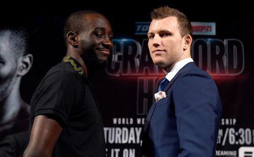 Terence Crawford wants Jeff Horn's welterweight world title. Picture: AAP