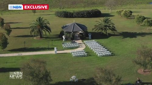 The couple booked their reception in January 2021, paying a $2500 deposit to hold it at Calvin Estate in the Hunter Valley, New South Wales.