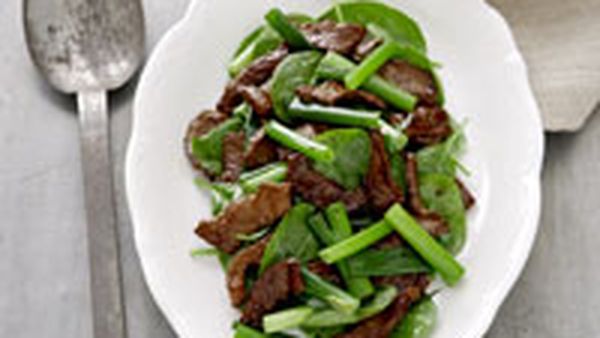 Mongolian lamb stir-fry