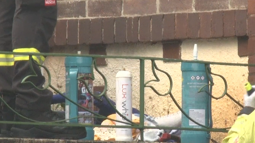 A man is in hospital fighting for his life, and a woman is in a serious condition after an explosion at a Sydney home.