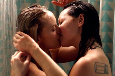 Dark new comedy <i>Orange Is The New Black</i> brought a fresh approach to the women-in-prison premise. Fans couldn't stop buzzing about Piper (Taylor Schilling) and ex Alex's (Laura Prepon) shower tryst.