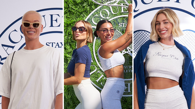 Celebrity photos: All the famous faces pictured at the STAX collection  launch Racquet Club including Steph Claire Smith, Laura Henshaw and Jack  Vidgen - 9Celebrity
