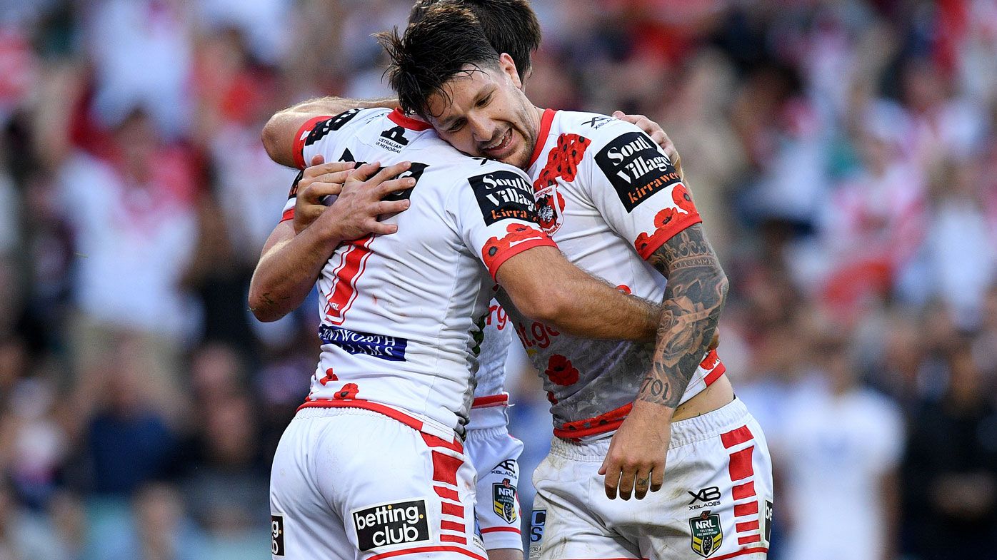 Gareth Widdop and Ben Hunt are key for the Dragons.