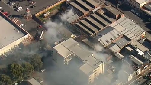 Authorities believe the fire was deliberately lit. (9NEWS)