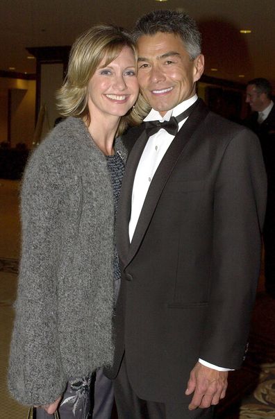 Olivia Newton-John and former boyfriend Patrick McDermott.