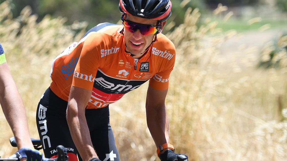 Richie Porte on day four of the Tour Down Under. (AAP)