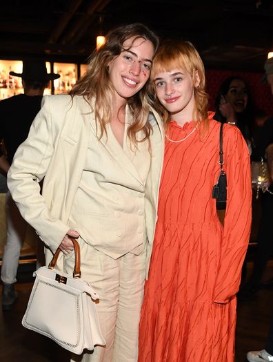 Clara McGregor and sister Esther McGregor attend the world premiere of The Birthday Cake at The Mob Museum on June 11, 2021 in Las Vegas, Nevada.