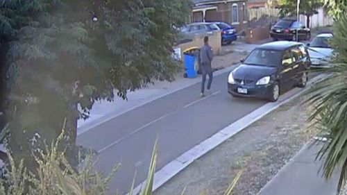 The man was wearing a pink t-shirt and a dark jacket at the time. (Victoria Police)