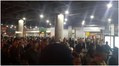 Panic at New York's JFK airport after reports of shots fired