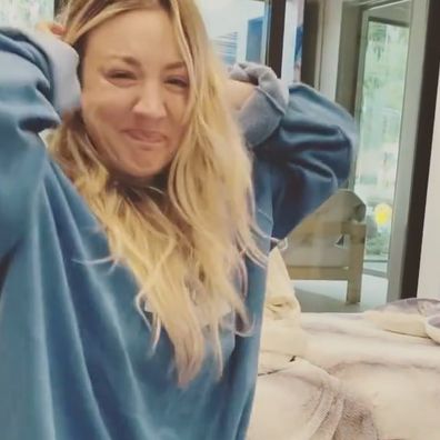 Kaley Cuoco has sweetest reaction to first-ever Emmys win.