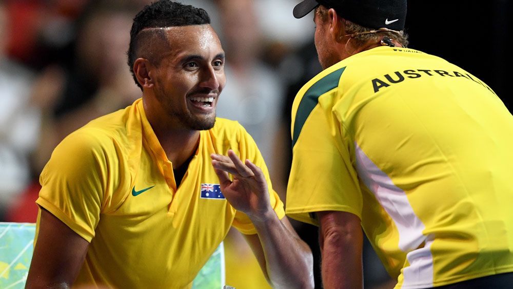 Tomic, Kyrgios try to stay cool under fire