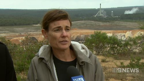 Campaigner Jacinta Morahan says the mine and power station is one of the highest polluting in Australia. (9NEWS)