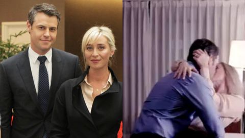 Steamy affairs and political scandal: First look at Asher Keddie and Rodger Corser's new series Party Tricks