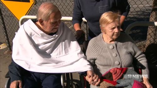 The couple now have adjoining rooms in their new facility. Picture: 9NEWS