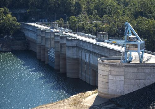 Level two water restrictions start today as parts of New South Wales continue to struggle through severe fire and drought devastation. Water levels at Warragamba Dam (pictured) have been significantly depleted.