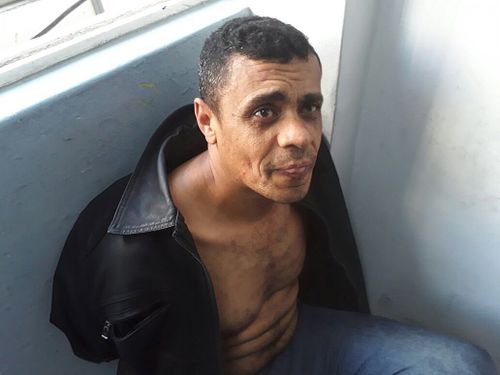 Adelio Bispo de Oliveira, the alleged attacker, in custody.