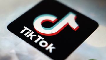 Tiktok app logo showing on phone screen