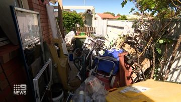 An Adelaide housing trust property has been left in &quot;disgraceful&quot; condition, while thousands of families struggle to find a place to live.