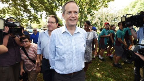 Bill Shorten attended a gathering to commemorate National Sorry Day in Darwin yesterday. (AAP)